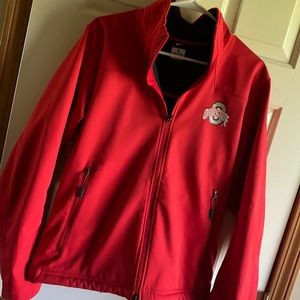 Ohio State Men’s Full Zip Nike Hard Shell Jacket